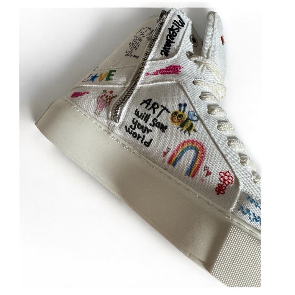 Zadig & Voltaire Flash Chunky High-Top Sneakers New size 7US/38FR Humberto Cruz - Picture 12 of 15